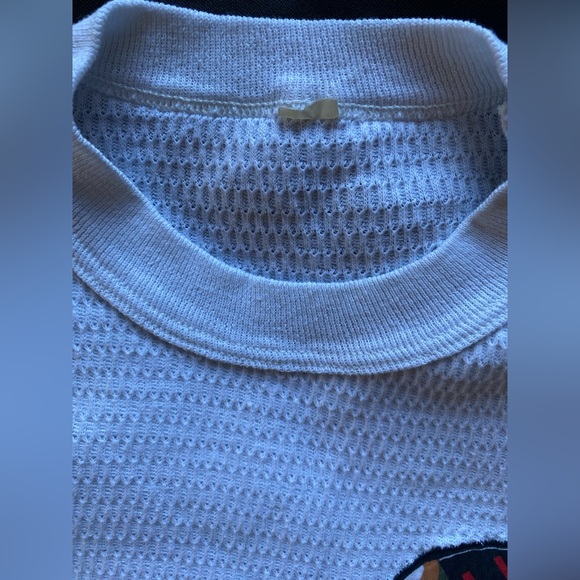 Vintage 80’s Handmade Southwestern Aztec Native Thermal top. - Picture 3 of 14